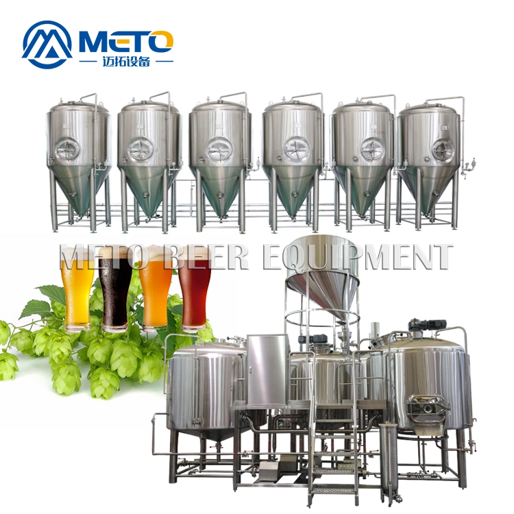 2000L SUS304 3 Vessels Beer Brewing Equipment for Sale