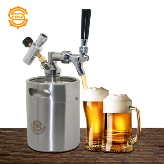 2L 3.6L 5L 10L High Quality Stainless Steel Draft Beer Mini Keg