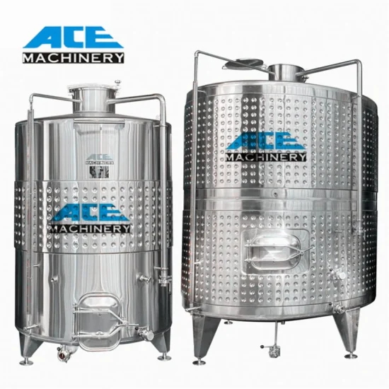 Jacketed Wine Fermenter Beverage Cider Fermening Used Winery Equipment